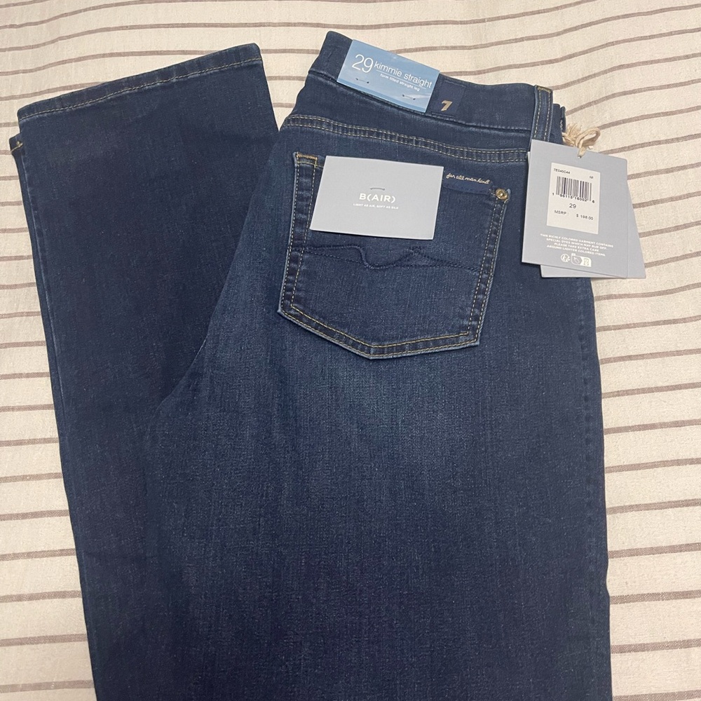 NWT 7 for all mankind kimmie straight leg b air jeans